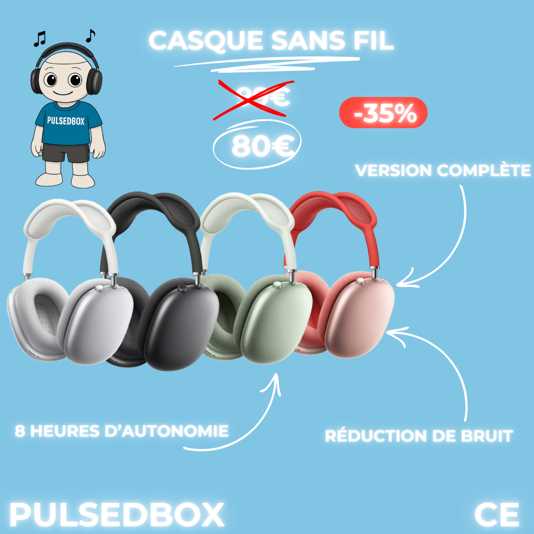 Casque sans fil - Pulsed Box