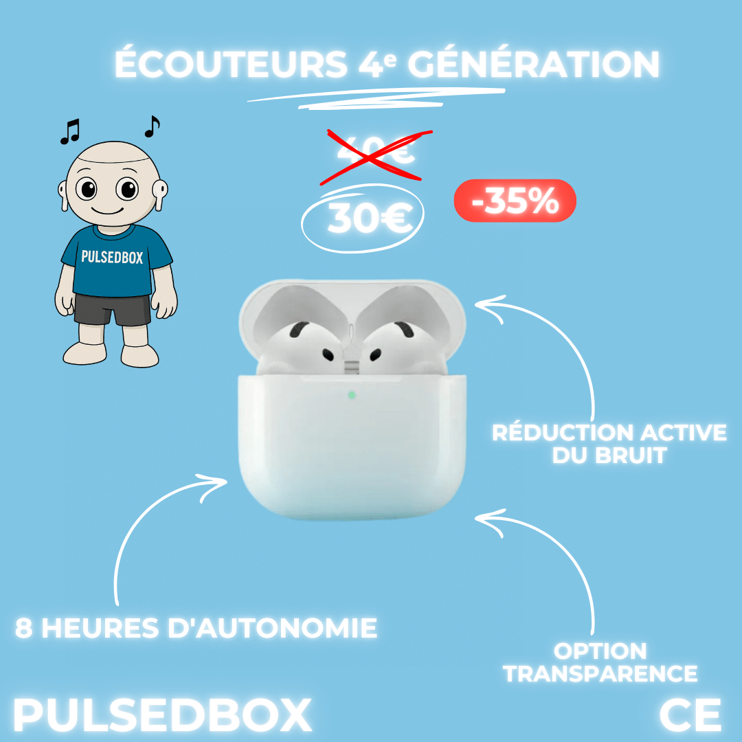 Écouteurs de 4 ème génération - Pulsed Box