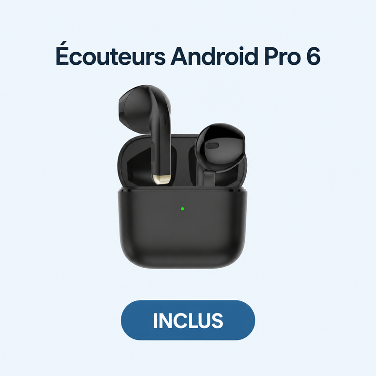 PULSEDBOX | 6 en 1 Android — Écouteurs Android Pro 6 ; INCLUS
