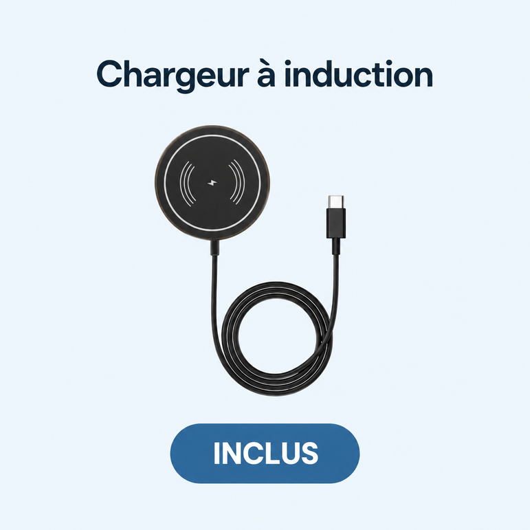 PULSEDBOX | 6 en 1 Android — Chargeur à induction ; INCLUS