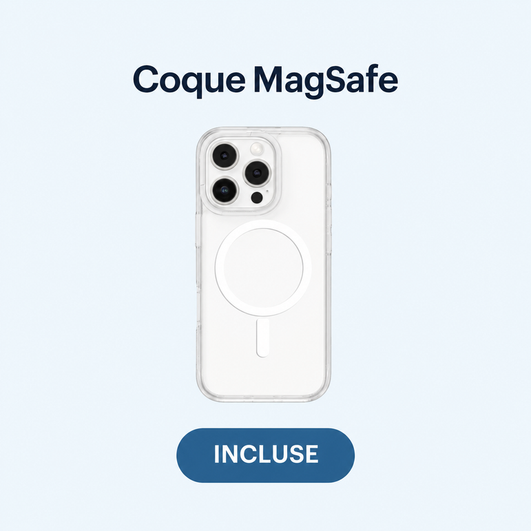 PULSEDBOX | 6 en 1 iPhone — Coque MagSafe ; INCLUSE