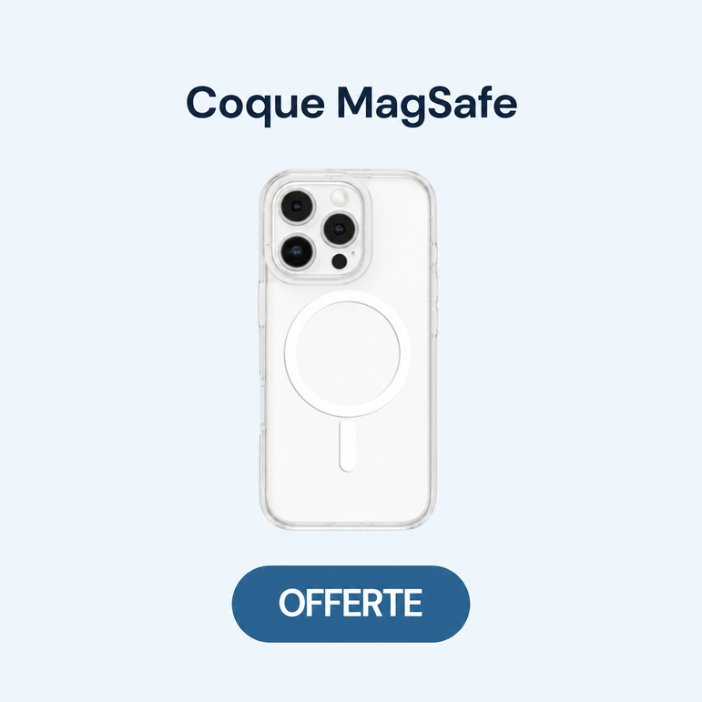 Batterie Externe — Coque MagSafe ; OFFERTE